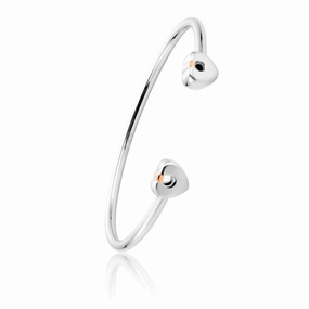 Clogau Cariad Sterling Silver Medium Bangle