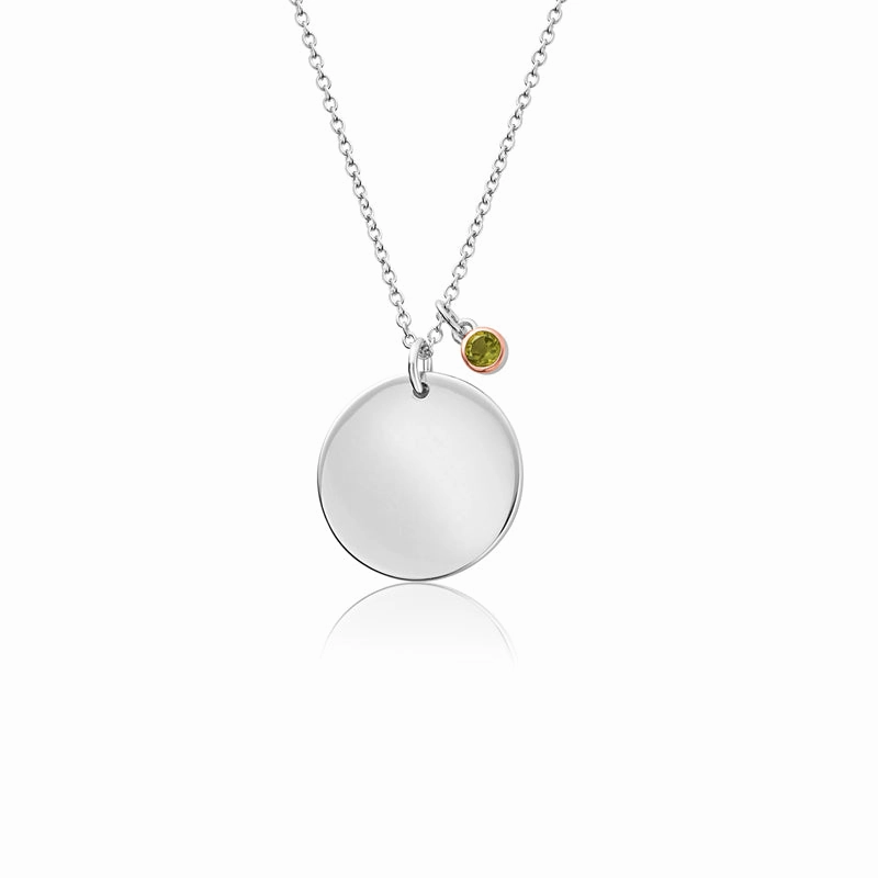 Clogau Celebration August Sterling Silver Birthstone Pendant D