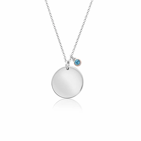 Clogau Celebration December Sterling Silver Birthstone Pendant D