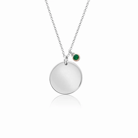 Clogau Celebration May Sterling Silver Birthstone Pendant D