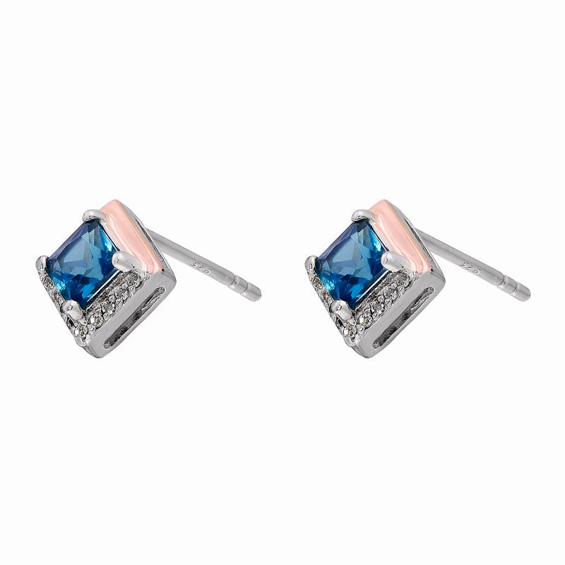 Clogau Kensington Love Story Sterling Silver Earrings D