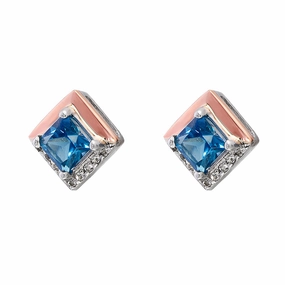Clogau Kensington Love Story Sterling Silver Earrings D