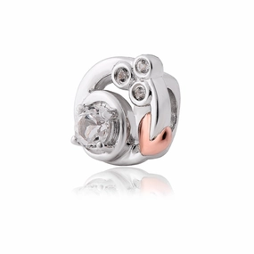 Clogau Milestones Tree of Life Sterling Silver Topaz Charm
