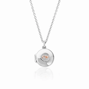 Clogau Tree Of Life Insignia Sterling Silver Locket Necklace