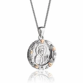Clogau Tree Of Life Sterling Silver Dewi Sant Pendant Necklace