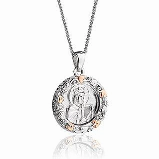 Clogau Tree Of Life Sterling Silver Dewi Sant Pendant Necklace