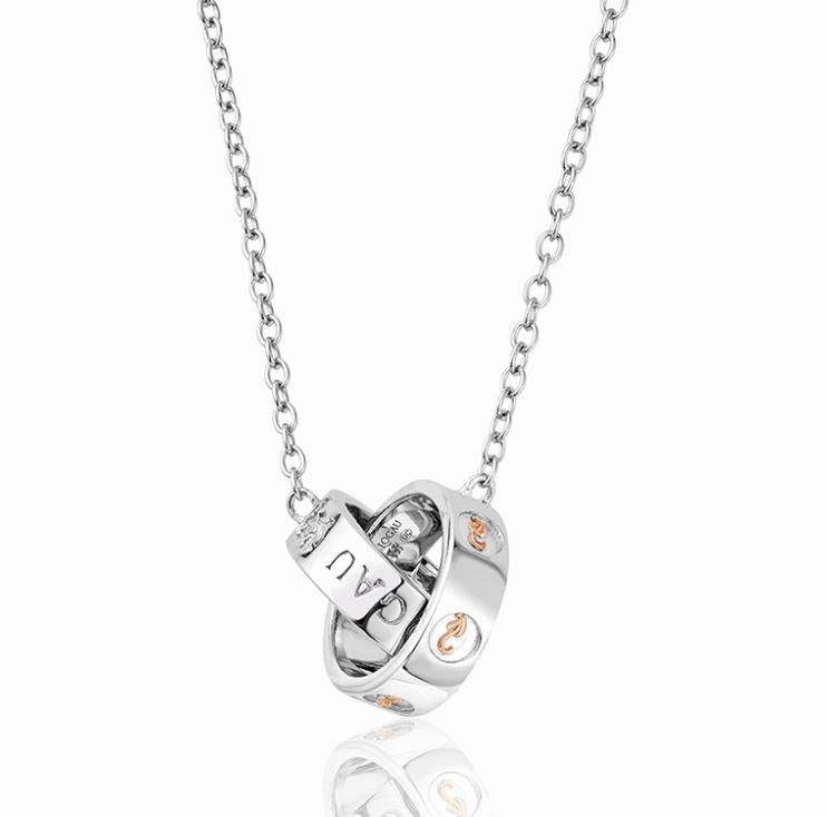 Clogau Tree of Life Sterling Silver Insignia Links Necklace D