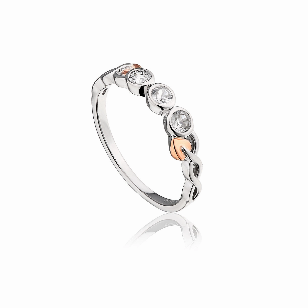 Clogau Tree of Life Sterling Silver Topaz Ring D