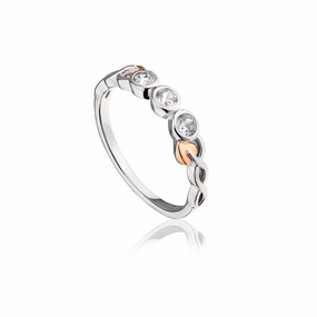 Clogau Tree of Life Sterling Silver Topaz Ring D