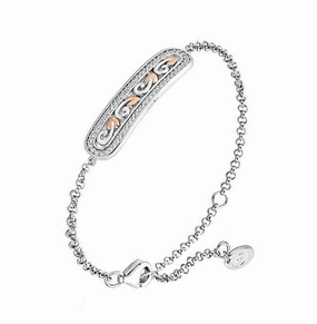 Clogau Tree of Life Sterling Silver Topaz Stud Bracelet D