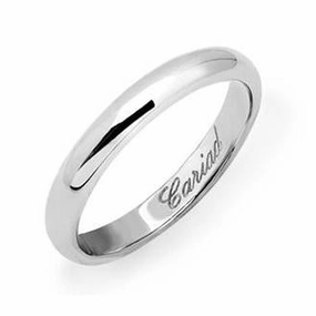 Clogau Windsor Platinum 3mm Wedding Ring