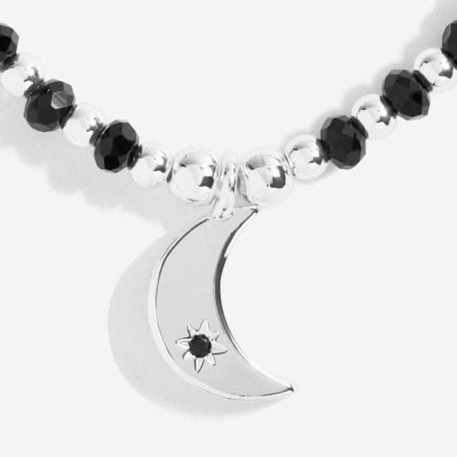 Colour Pop A Little Live To Dream Silver 17.5cm Stretch Bracelet 5209