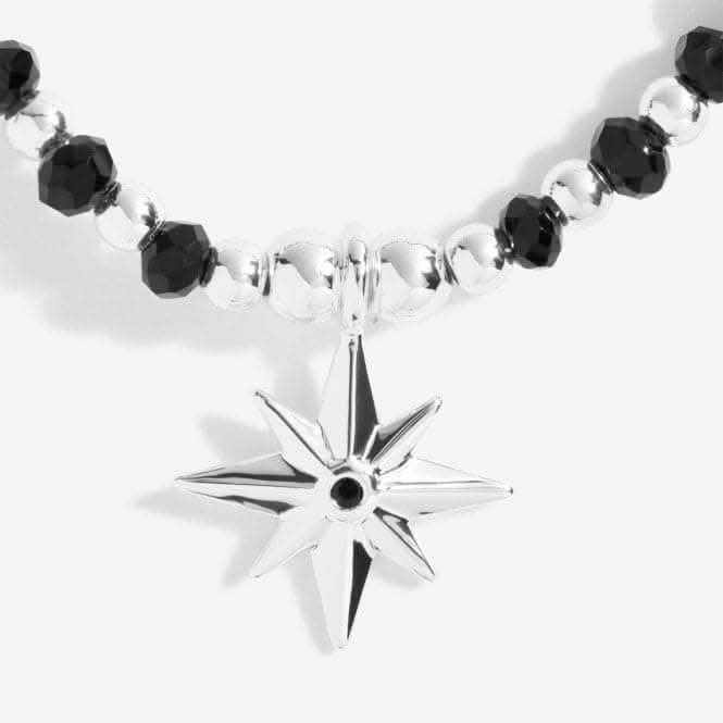 Colour Pop A Little One In A Million Silver 17.5cm Stretch Bracelet 5210