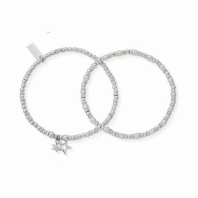Confetti Falls Silver Life Long Magic Pearl 18cm Set SBSETMAGIC18