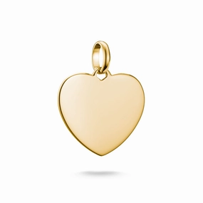Connect Charm big heart Gold