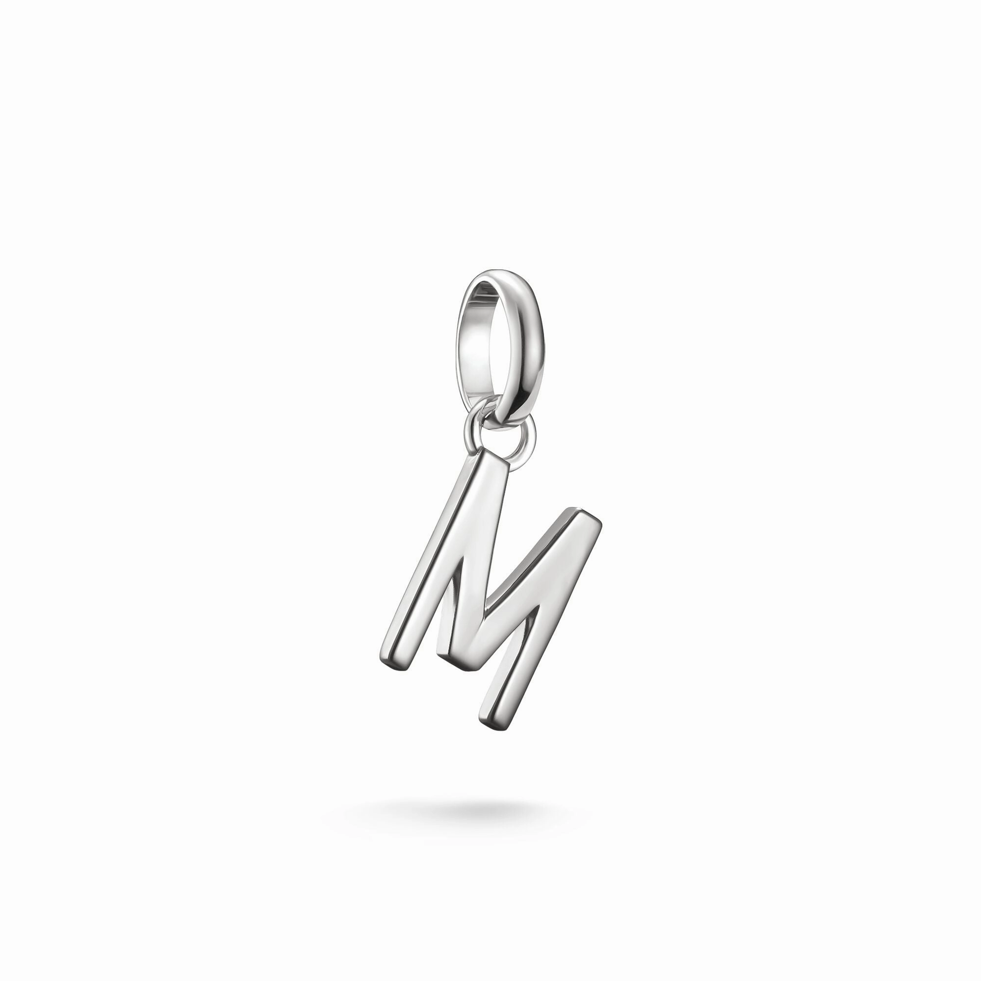 Connect Charm letter M Silver