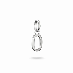 Connect Charm letter O Silver