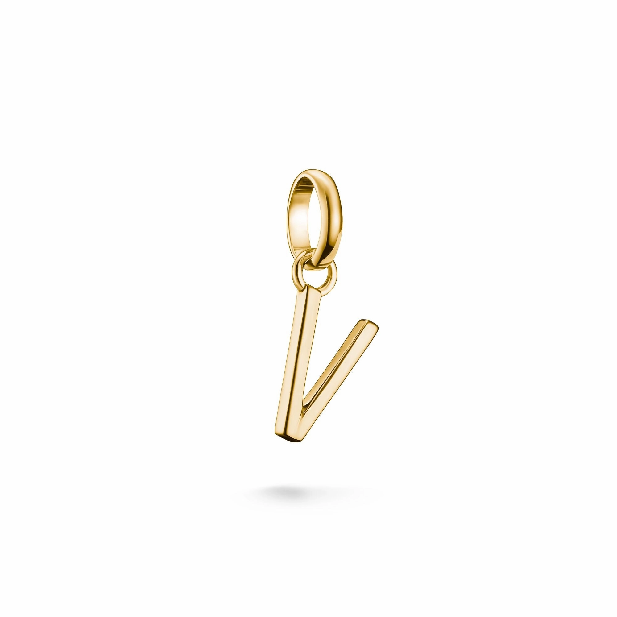 Connect Charm letter V Gold
