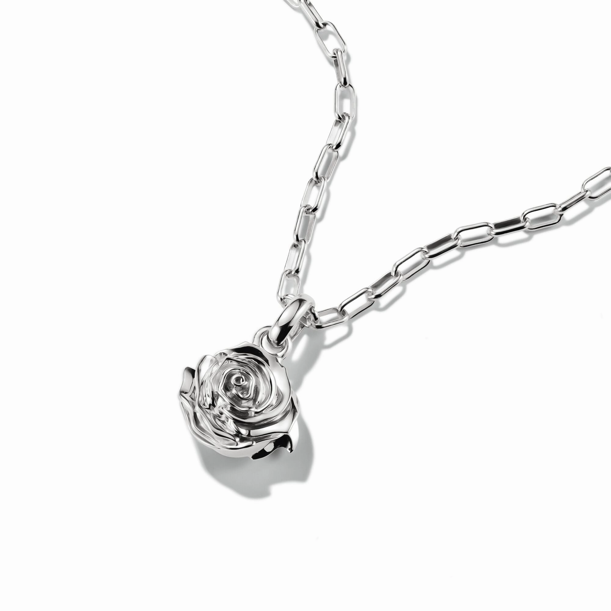 Connect Charm rose blossom silver
