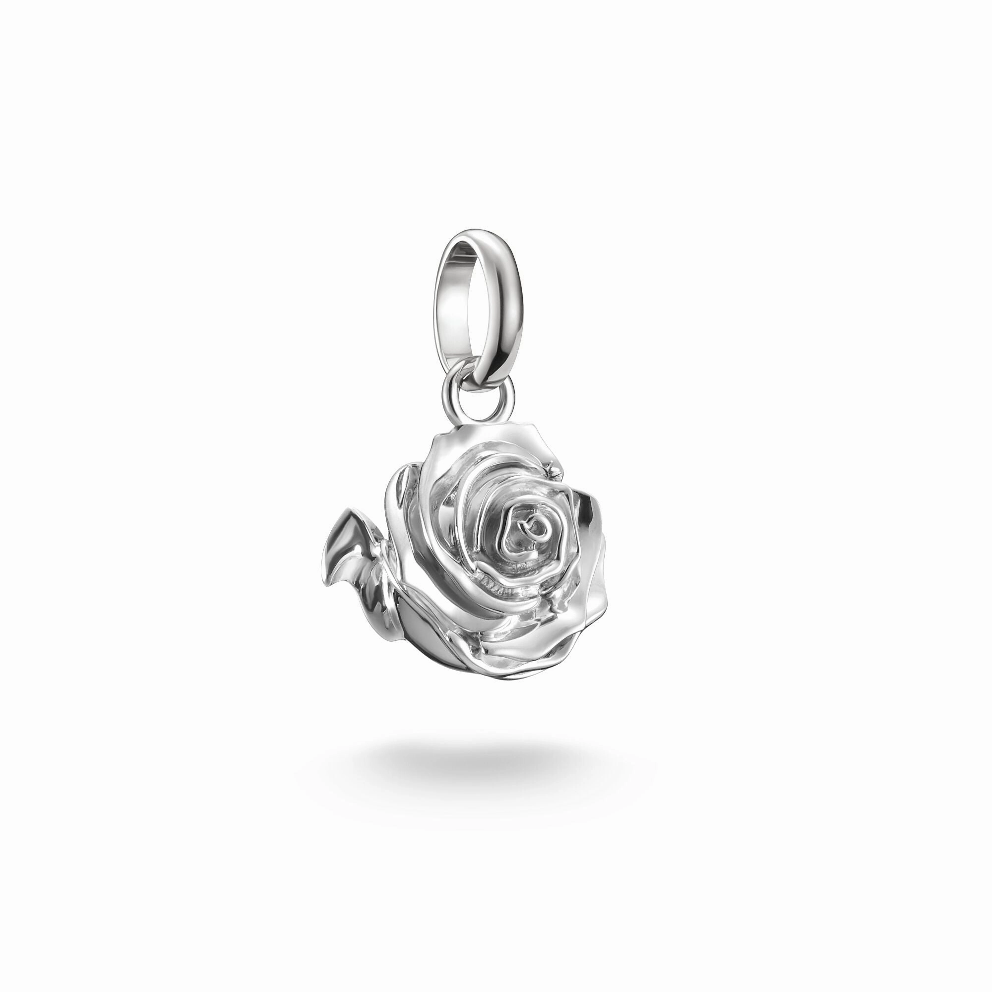 Connect Charm rose blossom silver