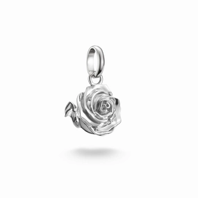 Connect Charm rose blossom silver