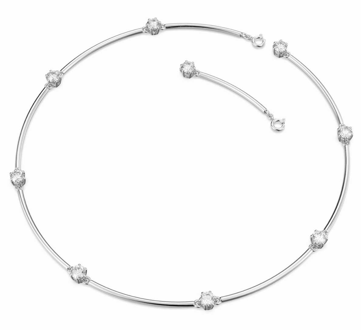 Constella Silver Round Necklace