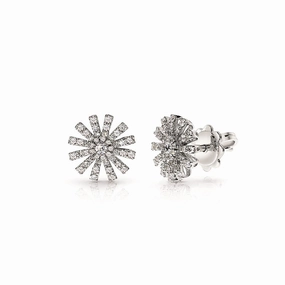 Damiani Margherita 18ct White Gold 0.51ct Diamond Stud Earrings