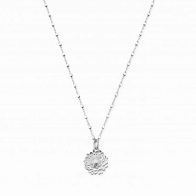 Delicate Cube Sunflower Necklace SNDC3200