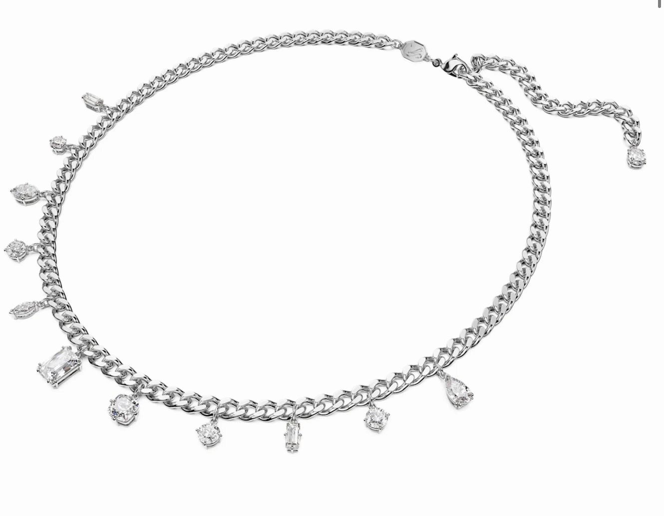 Dextera Mixed Cut Dangle Necklace