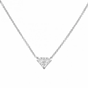 Diamond Shaped Pave Necklace N4467