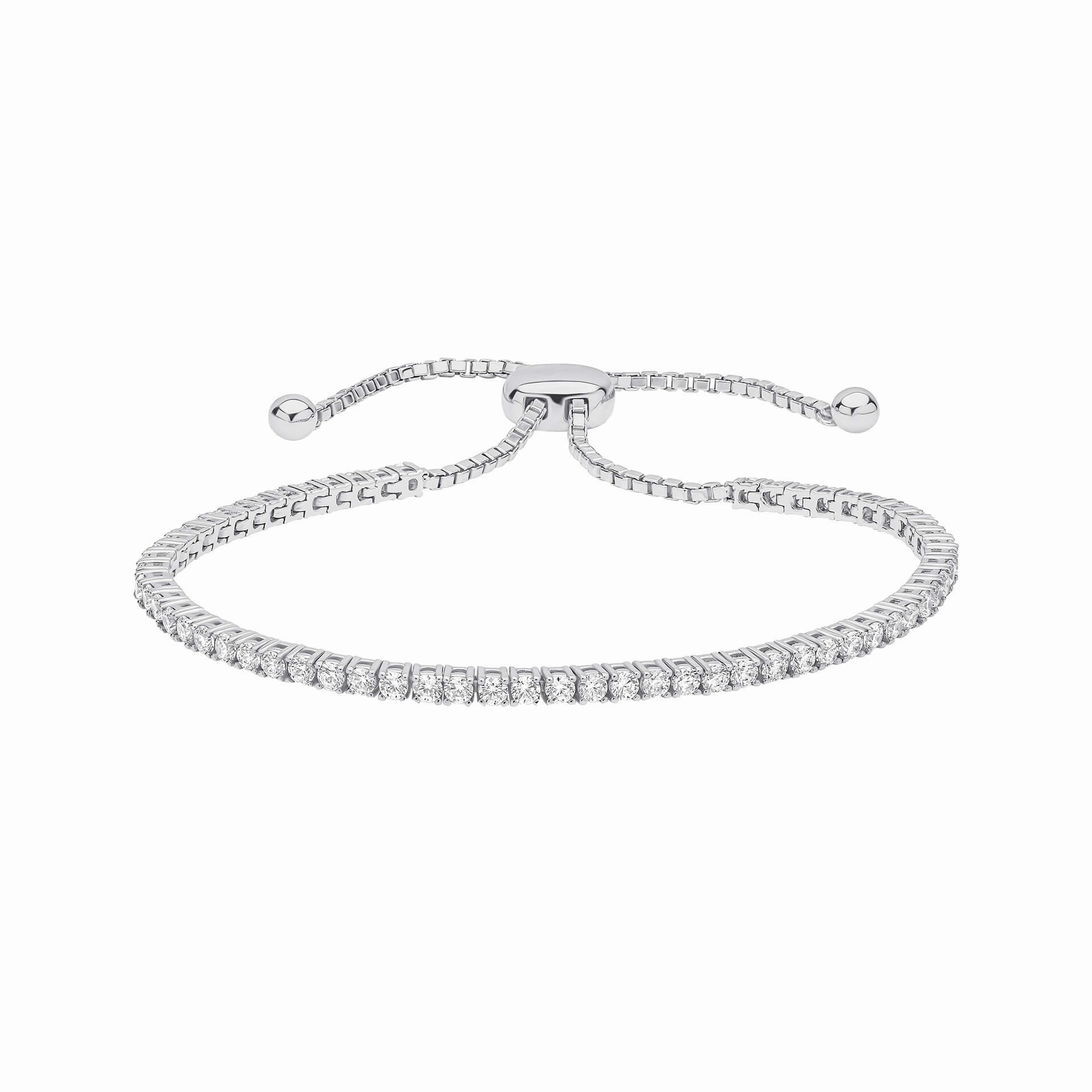 Diamonfire Cubic Zirconia Silver Toggle Bracelet B5581
