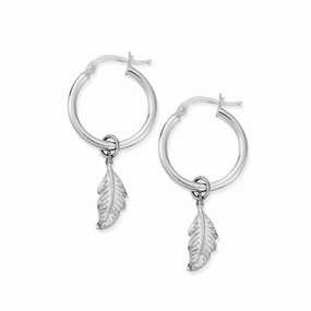 Didi Feather Hoop Earrings SEH725
