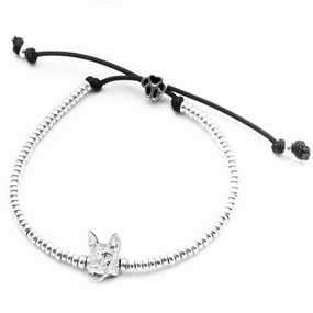 Dog Fever Sterling Silver German Shepherd Muzzle Bracelet D