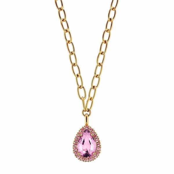 Dyrberg/Kern - Metta Gold Necklace Light Rose