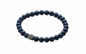 Dyrberg/Kern Baron Matte Navy Men's Bracelet