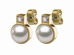 Dyrberg/Kern Zyris SG White Earrings