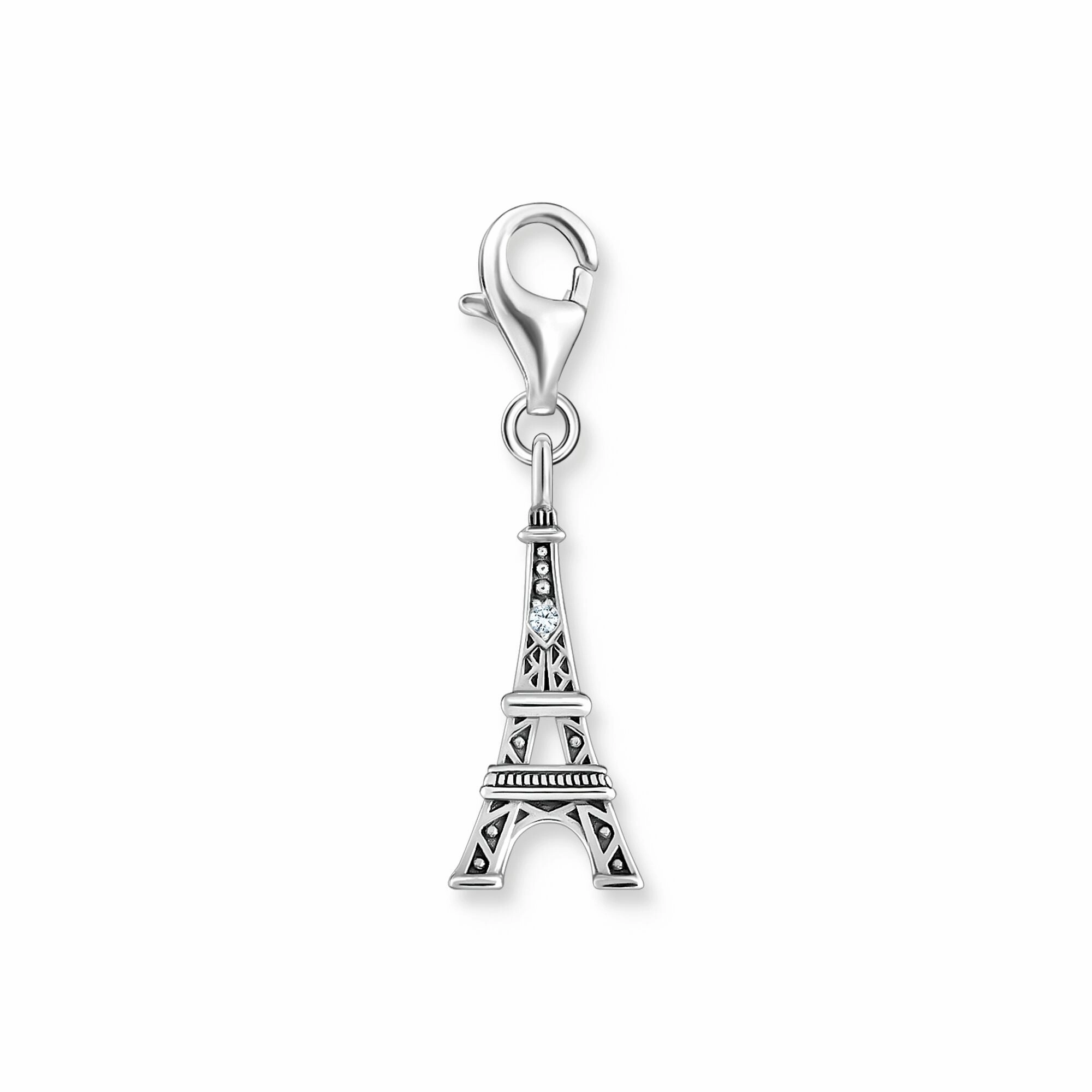 Eiffel Tower charm Pendant silver