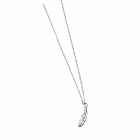 Elements Silver Feather Necklace N3474