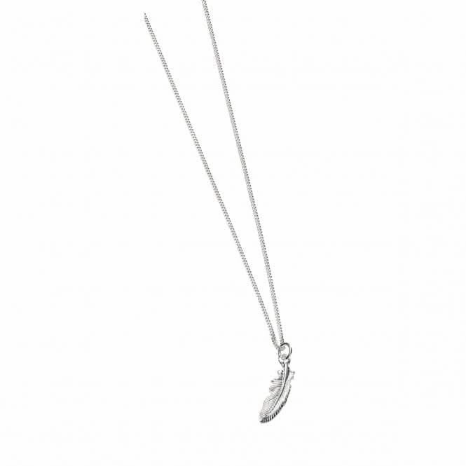 Elements Silver Feather Necklace N3474