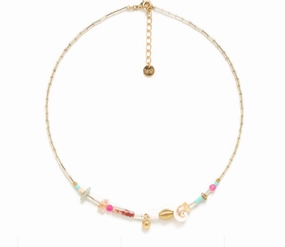 EMILY short gold necklace