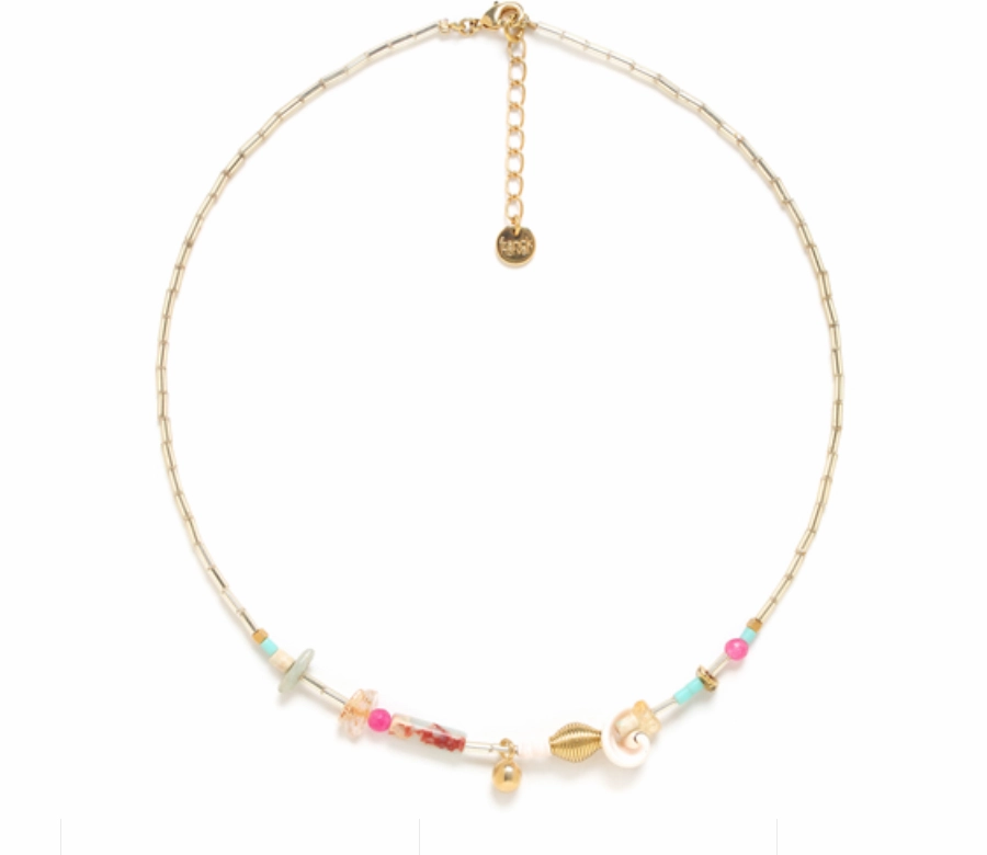 EMILY short gold necklace