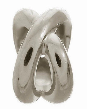 Endless Jewellery Charm Double Ring Silver