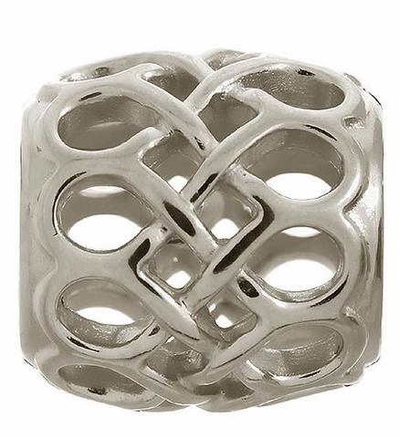 Endless Jewllery Sterling Silver Double Twist Charm D