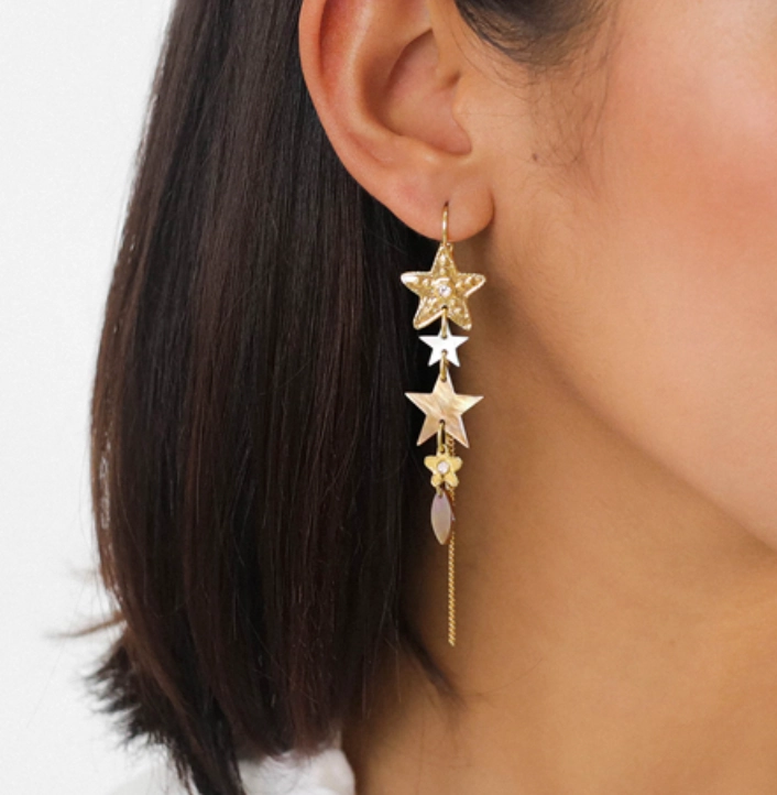 ESTRELLA metal star french hooks