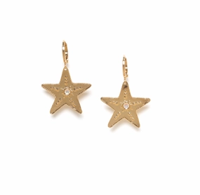 ESTRELLA mini creole with star dangle