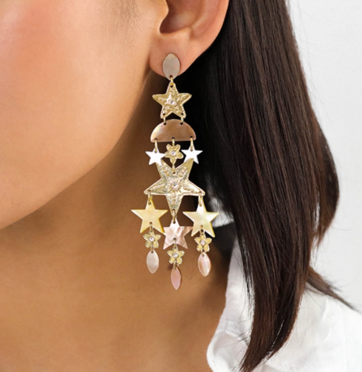 ESTRELLA XL long post earring