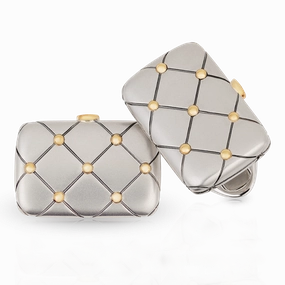 Faberge Anatoly 18ct White Gold Diamond Cufflinks