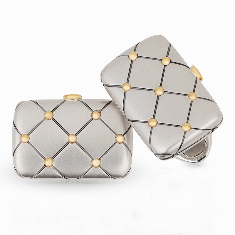 Faberge Anatoly 18ct White Gold Diamond Cufflinks
