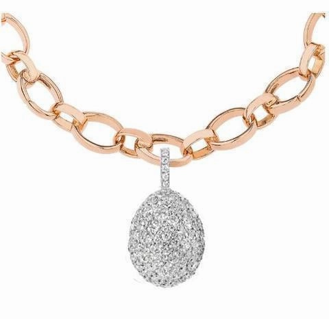 Faberge Emotion 18ct White Gold 2.49ct Diamond Charm