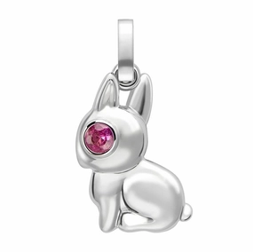 Faberge Essence White Gold Sapphire Rabbit Charm